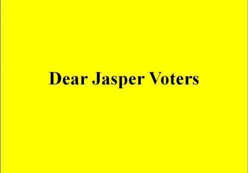Dear Jasper Voters Blog Graphic Dear Jasper Voters Blog Graphic